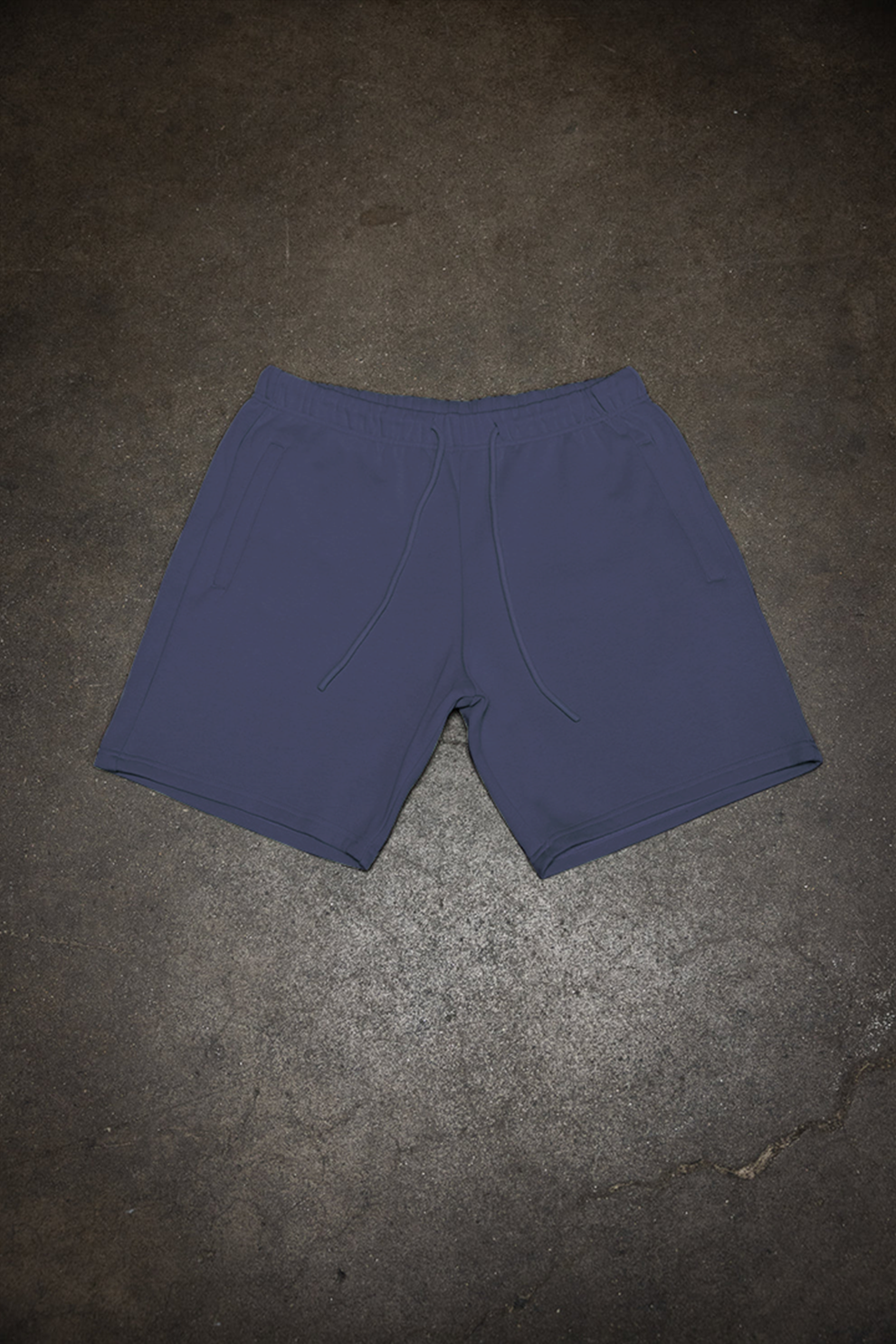 Canvas Fleece Shorts - Navy