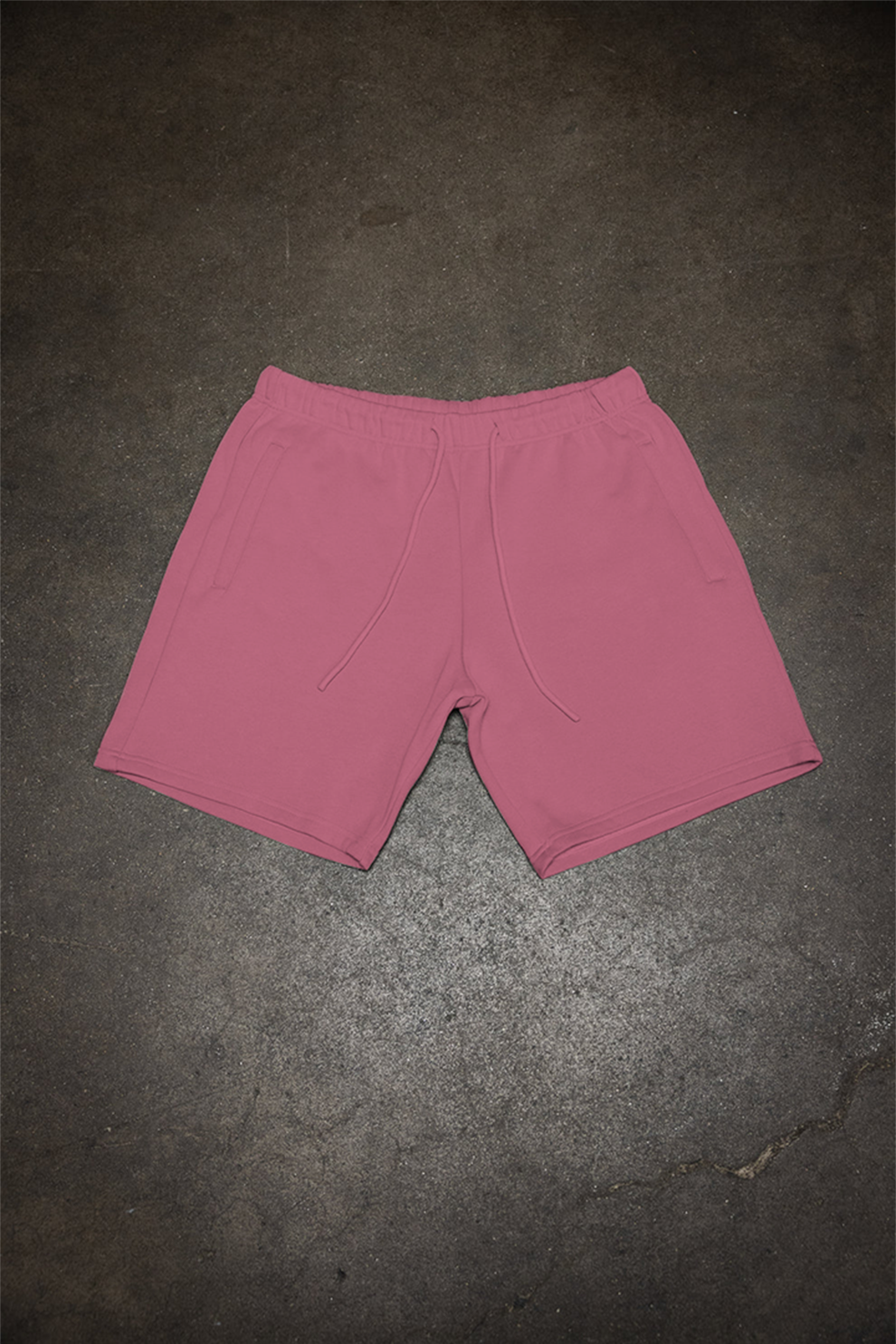Canvas Fleece Shorts - Rose Wine