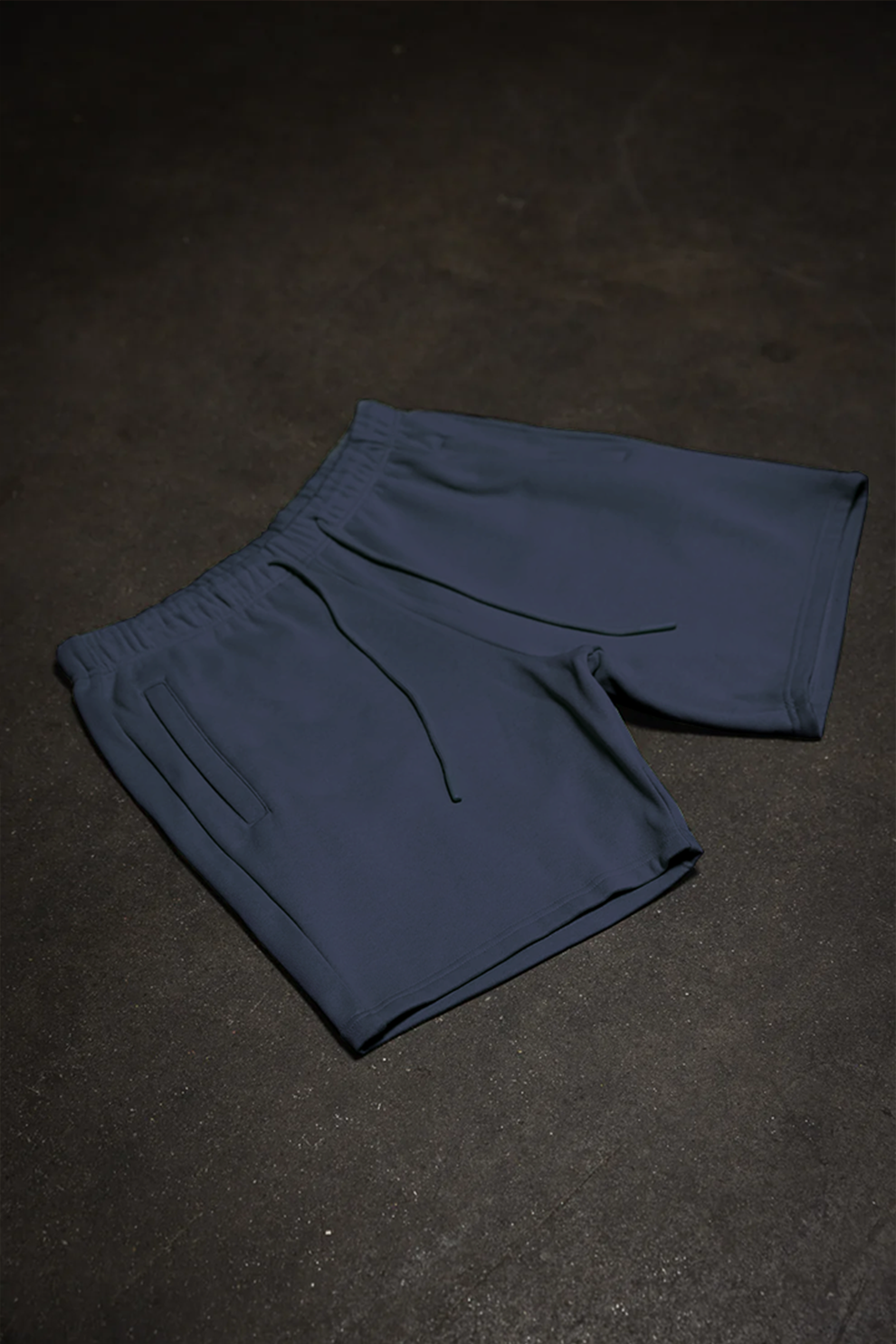 Canvas Fleece Shorts - Navy