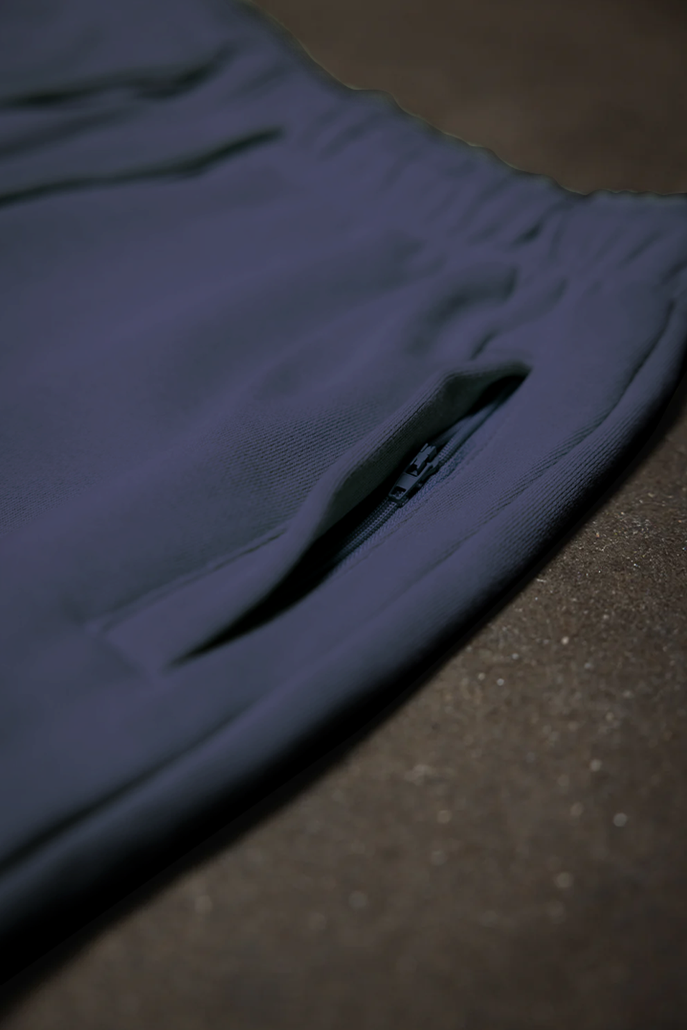 Canvas Fleece Shorts - Navy