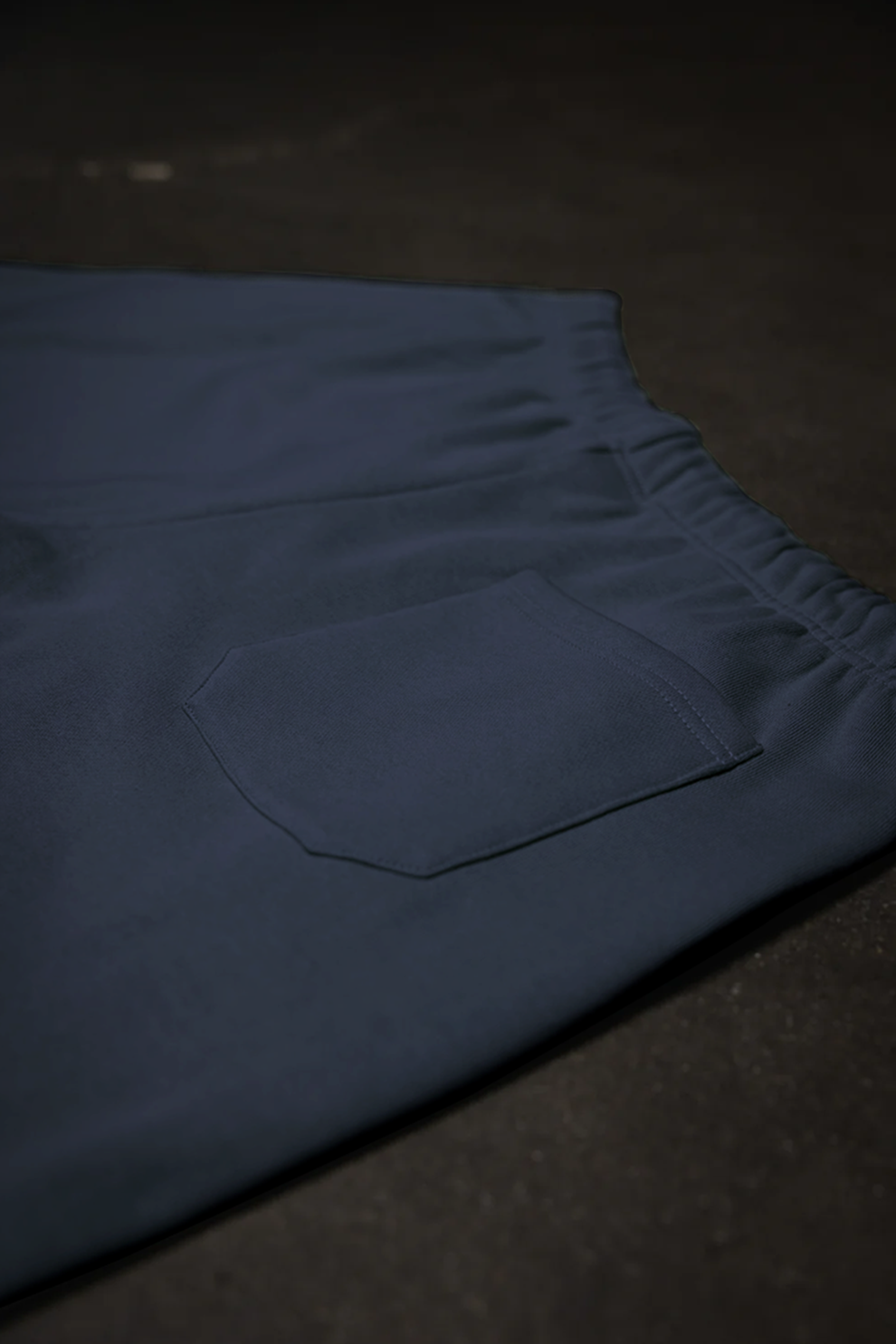 Canvas Fleece Shorts - Navy