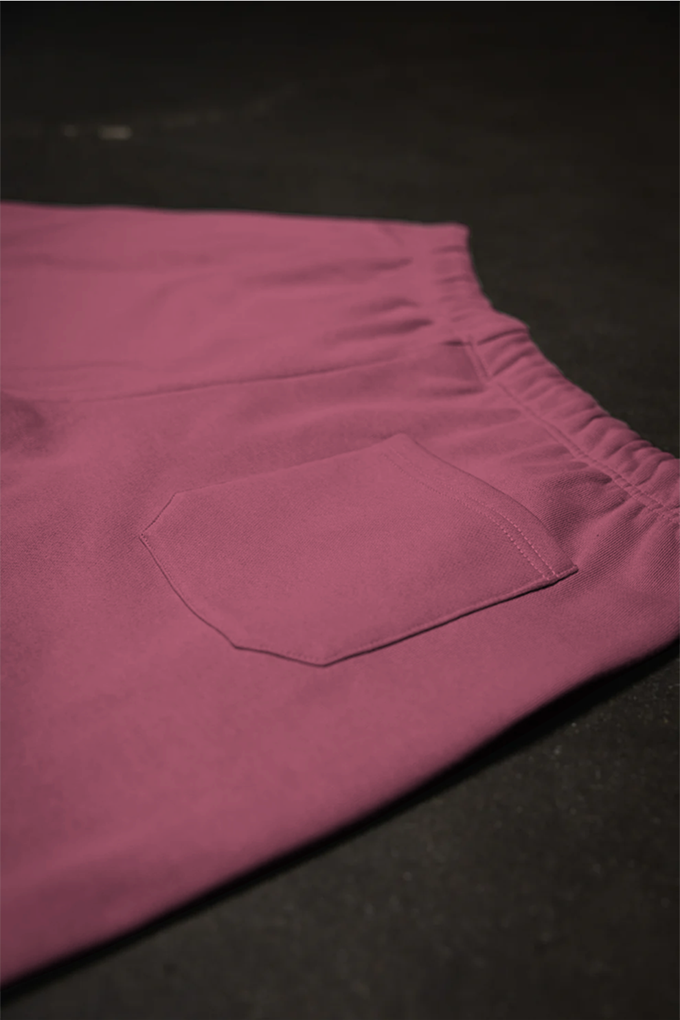 Canvas Fleece Shorts - Rose Wine