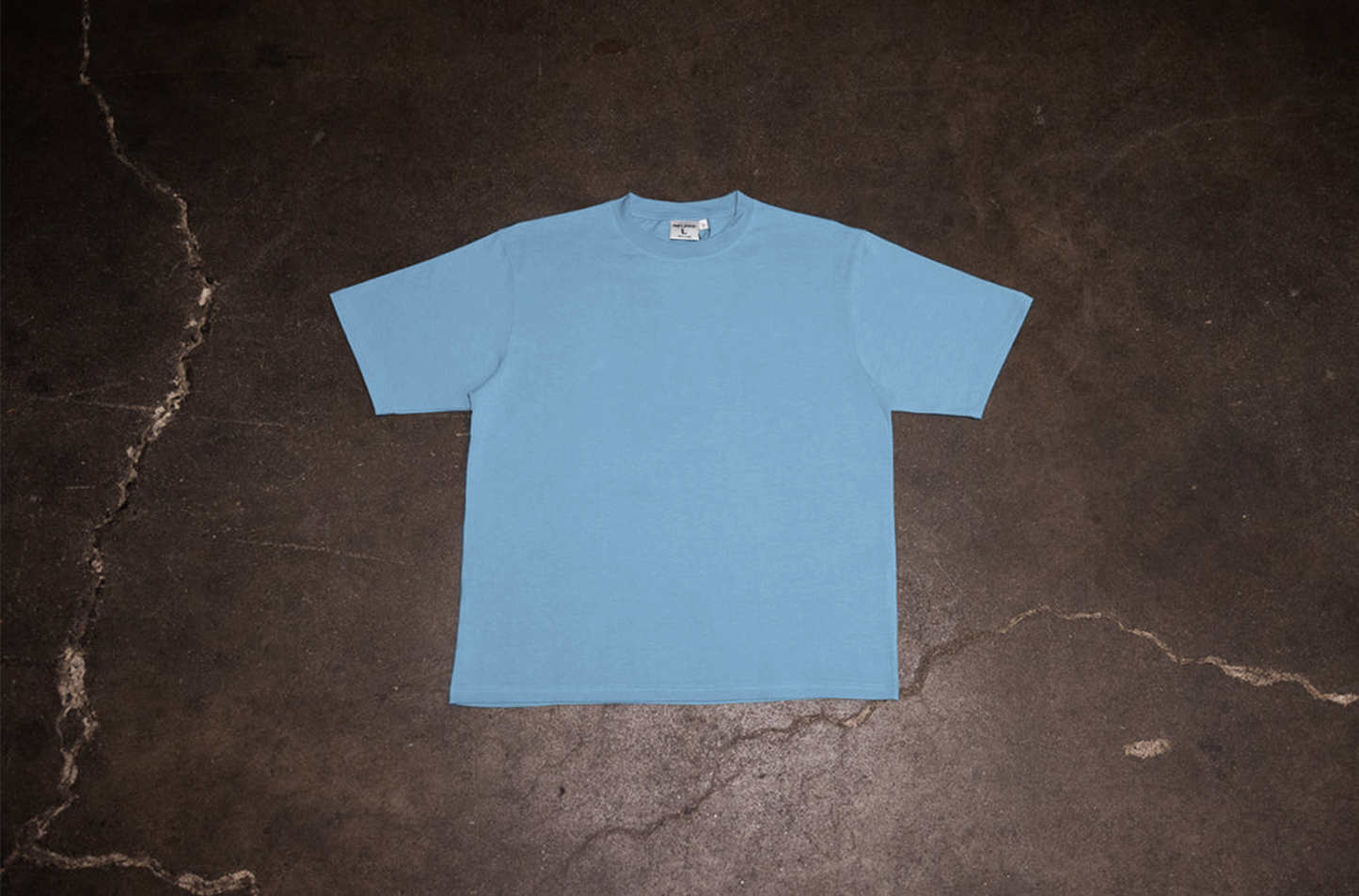 Canvas T Shirt - Smokey Blue