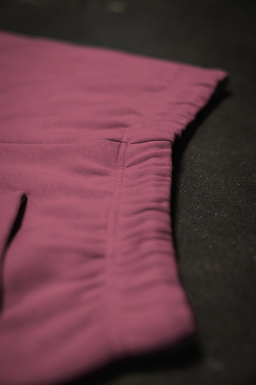 Canvas Fleece Shorts - Rose Wine