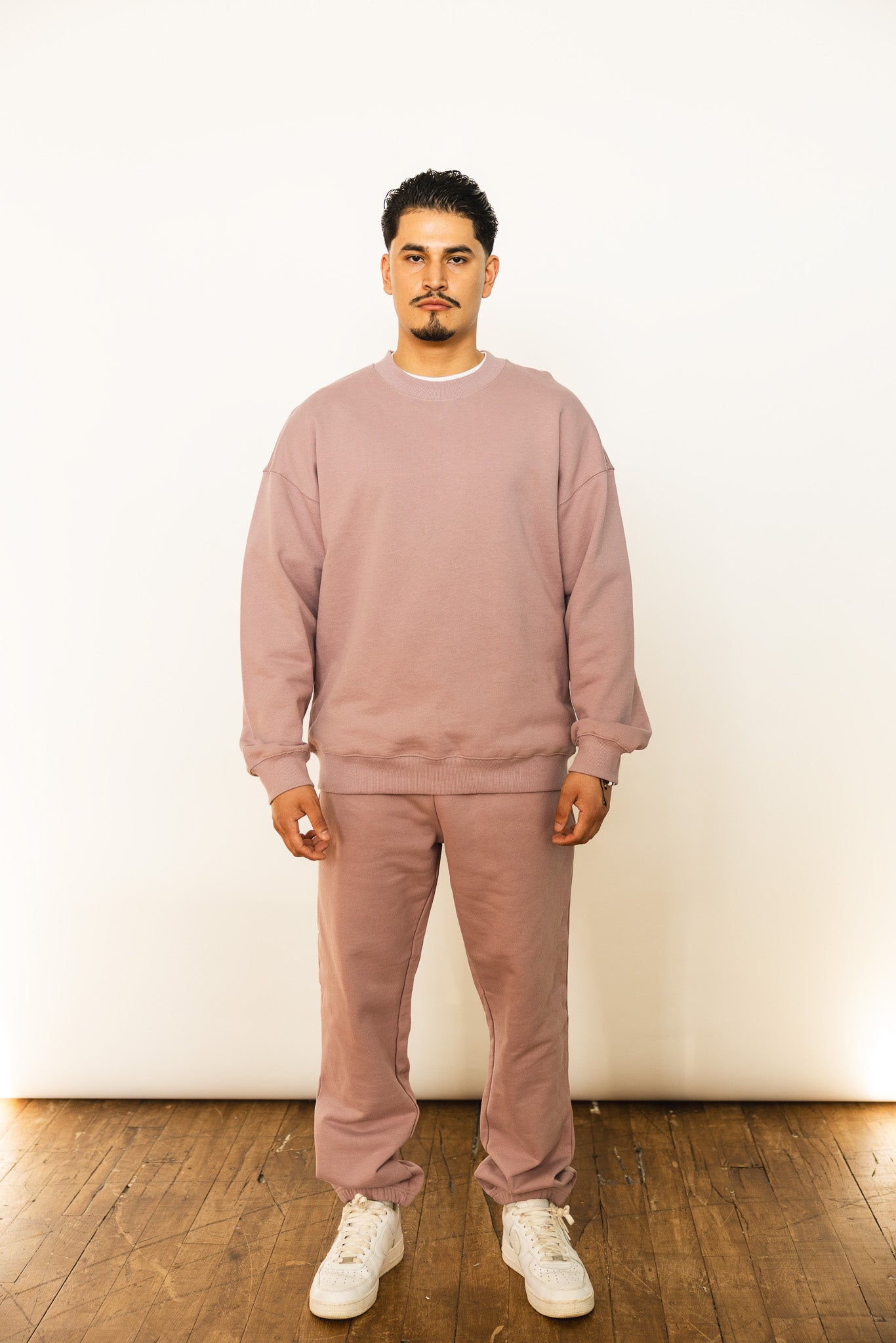 French Terry Crewneck Sweatshirt - Shadow Purple