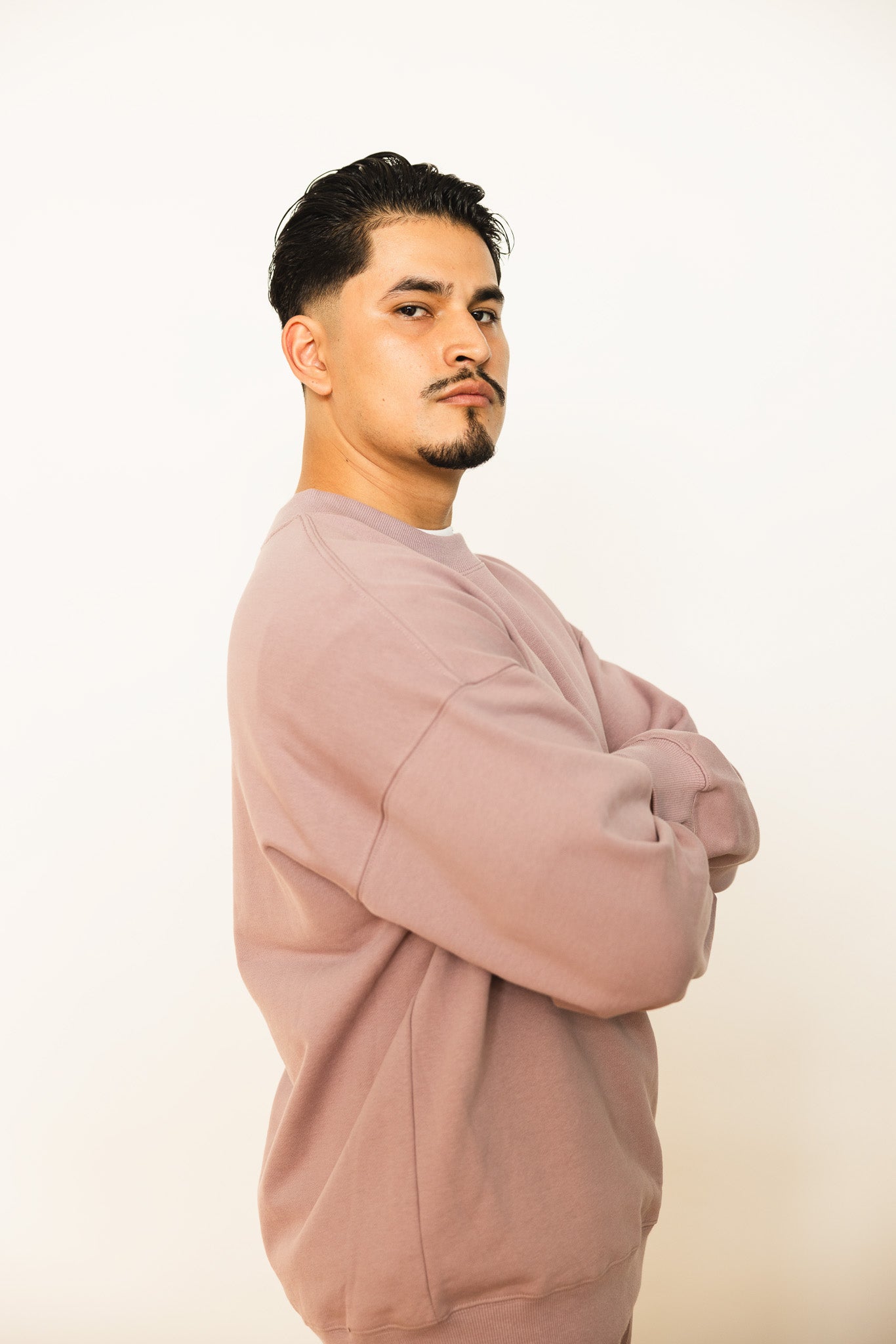 French Terry Crewneck Sweatshirt - Shadow Purple