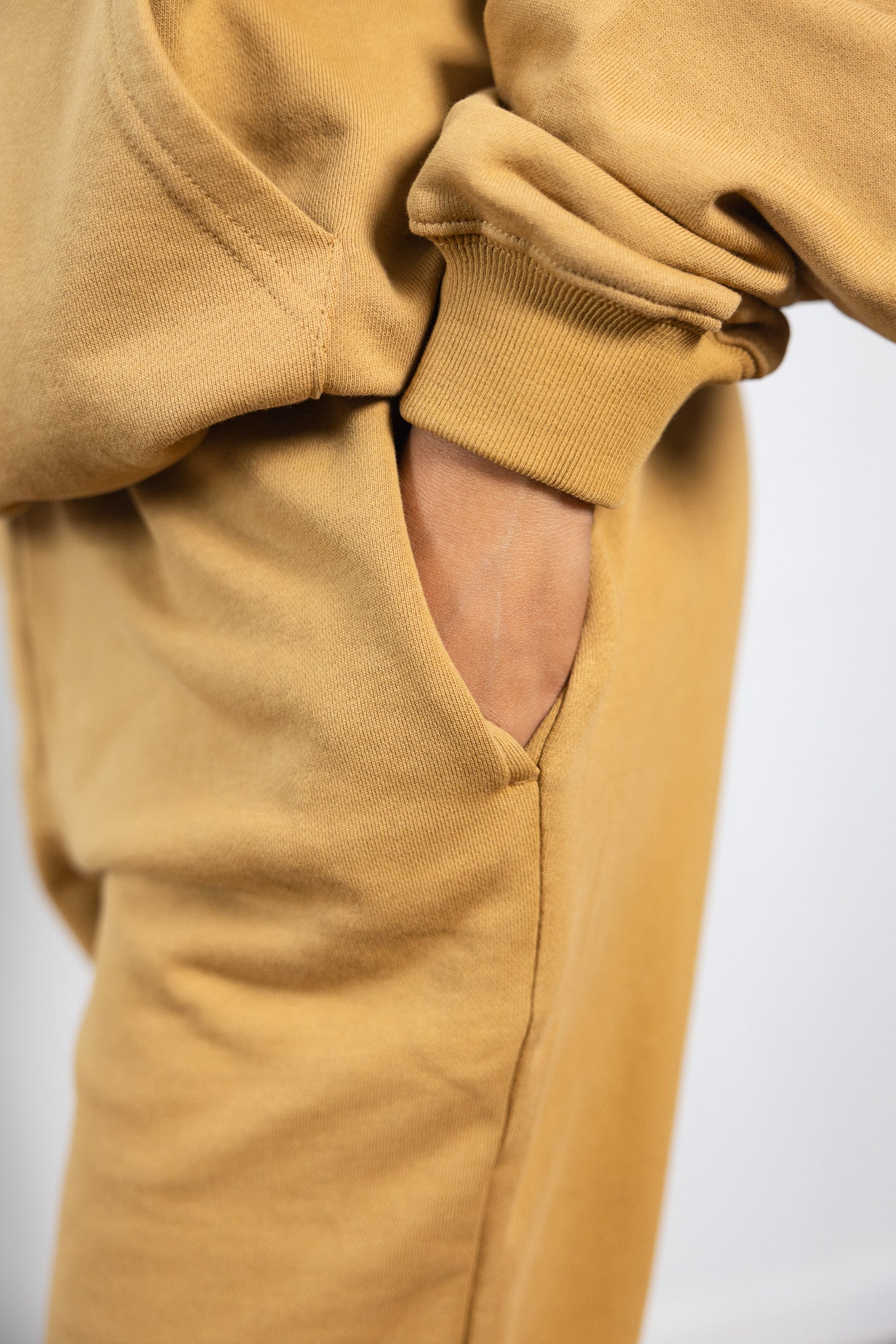 French Terry Joggers - Camel