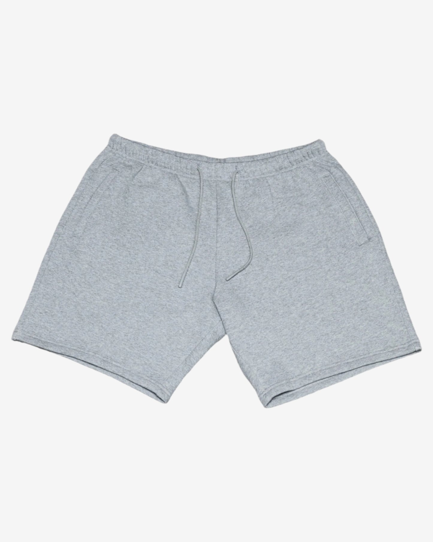 Canvas Fleece Shorts - Heather Grey