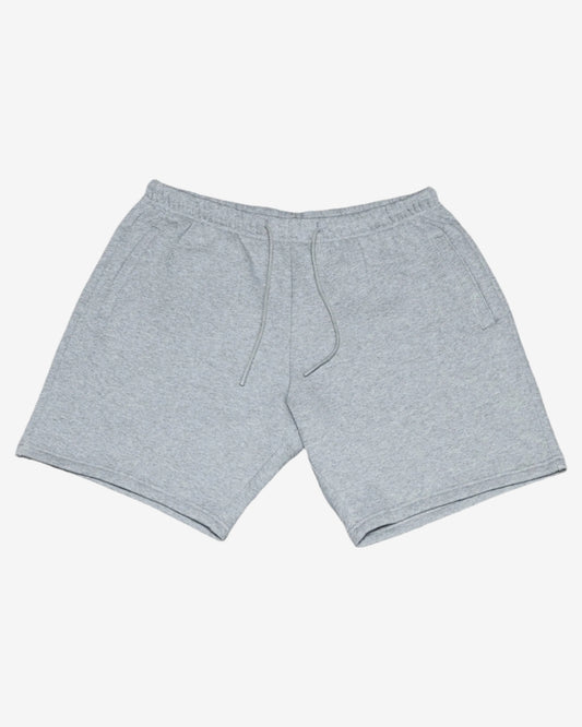 Canvas Fleece Shorts - Heather Grey