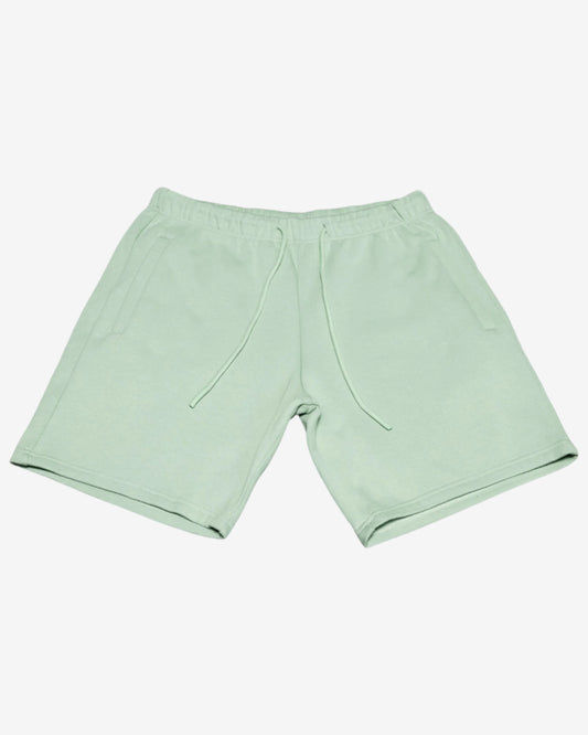 Canvas Fleece Shorts - Dusty Mint