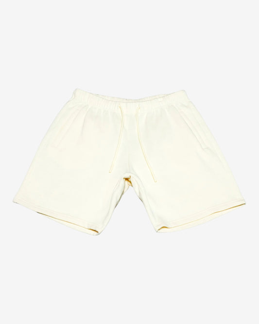 Canvas Fleece Shorts - Butter Milk