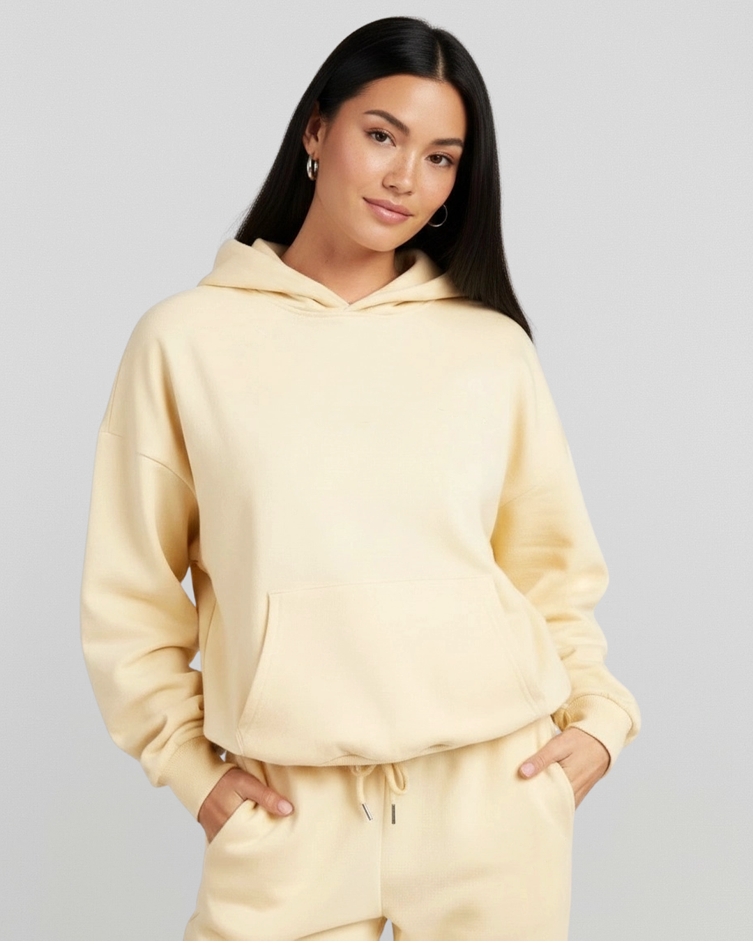 French Terry Hoodie - Buttermilk – Riflessi