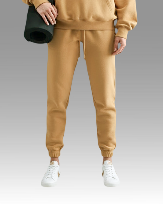 French Terry Joggers - Camel
