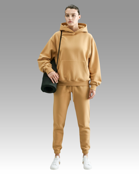 French Terry Set - Camel