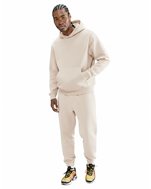 Cotton Fleece Set- Cream