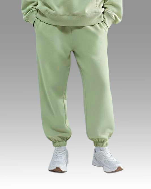 French Terry Joggers - Dusty Mint