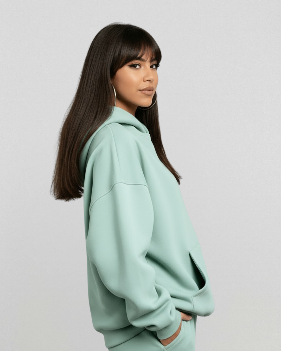 Cotton Fleece Set - Dusty Mint
