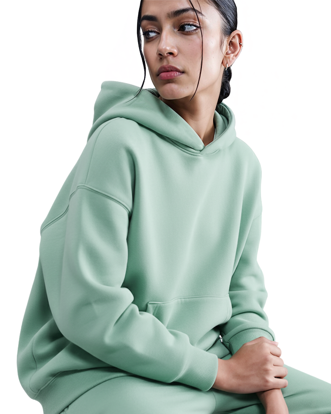 Cotton Fleece Set - Dusty Mint