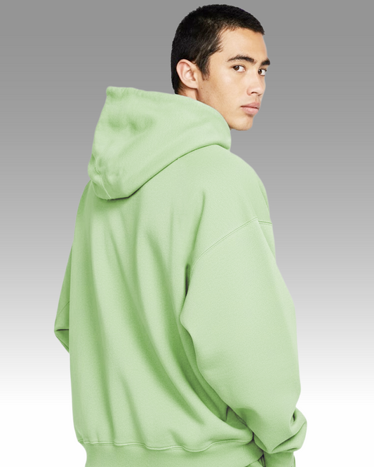 French Terry Hoodie - Dusty Mint