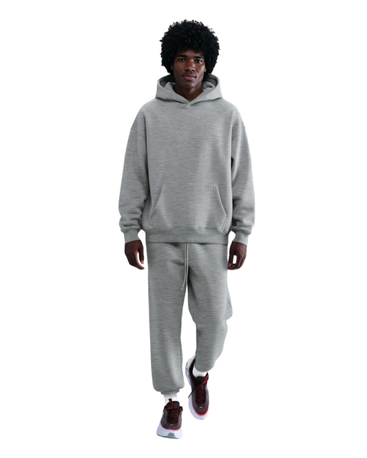 Cotton Fleece Set - Heather Grey