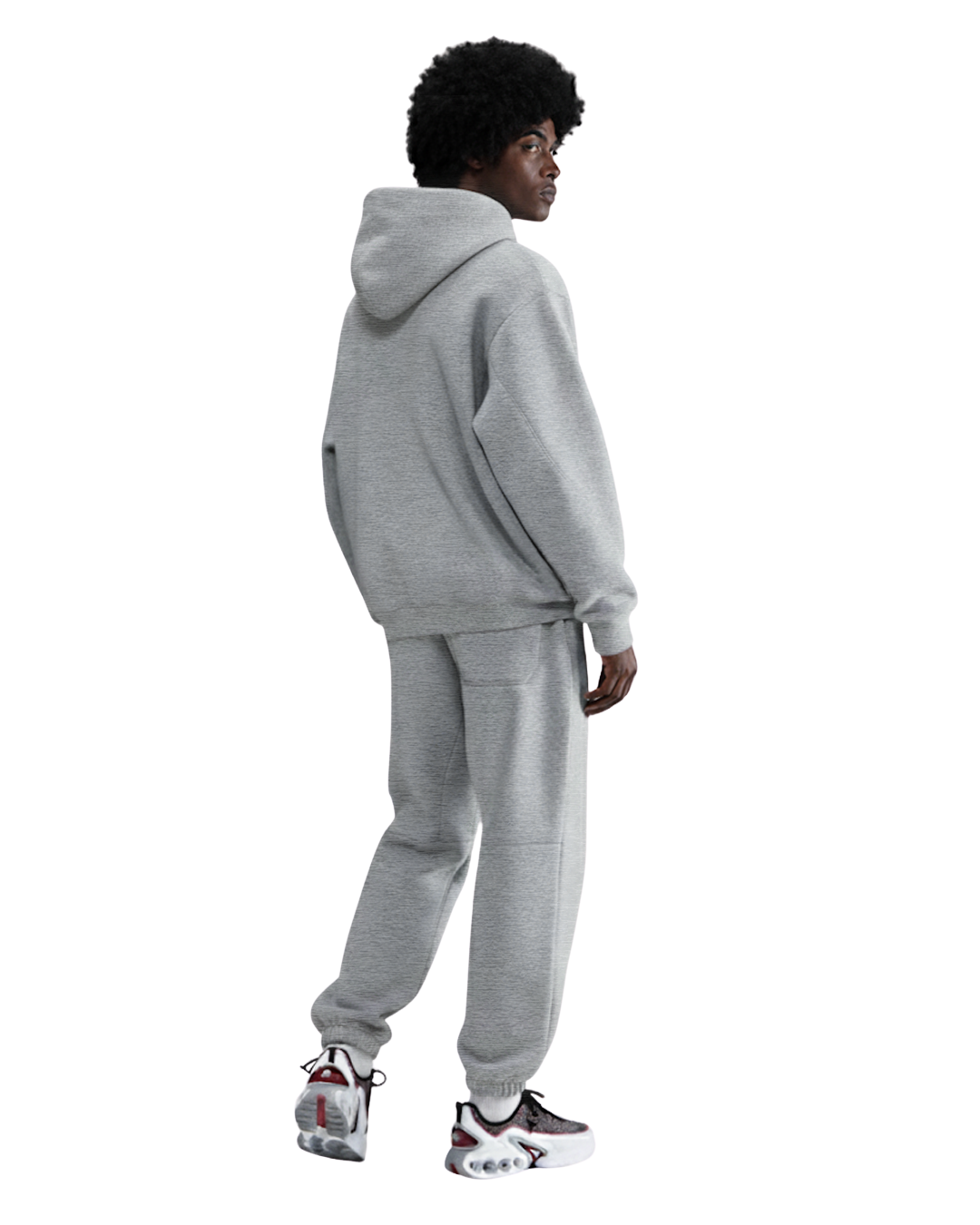 Cotton Fleece Set - Heather Grey