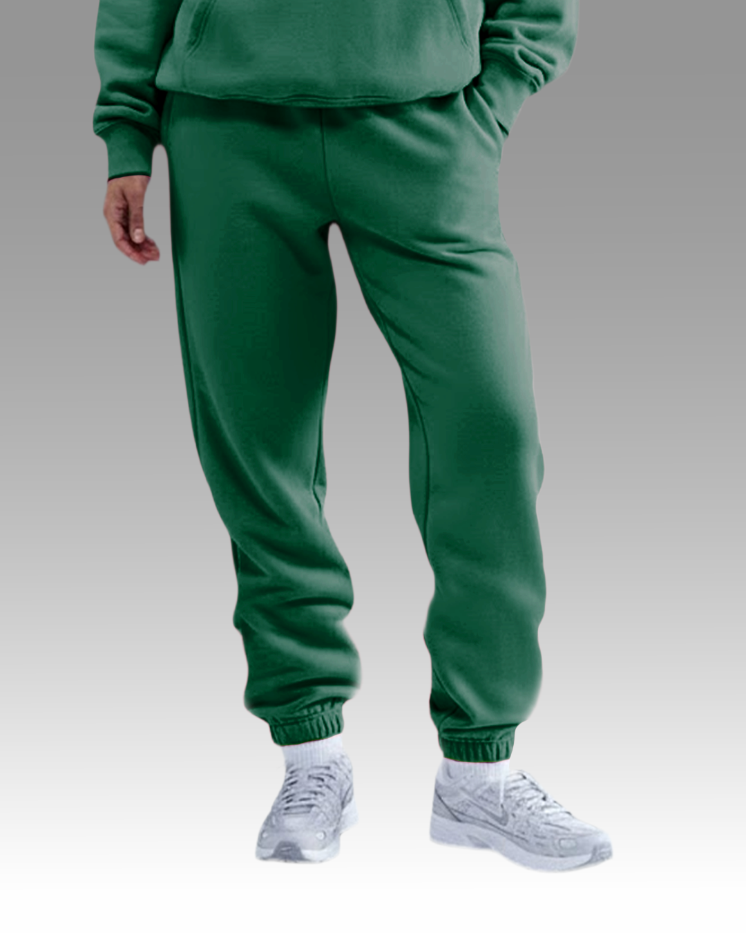 French Terry Joggers - Hunter Green