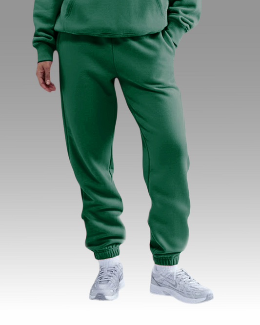 French Terry Joggers - Hunter Green