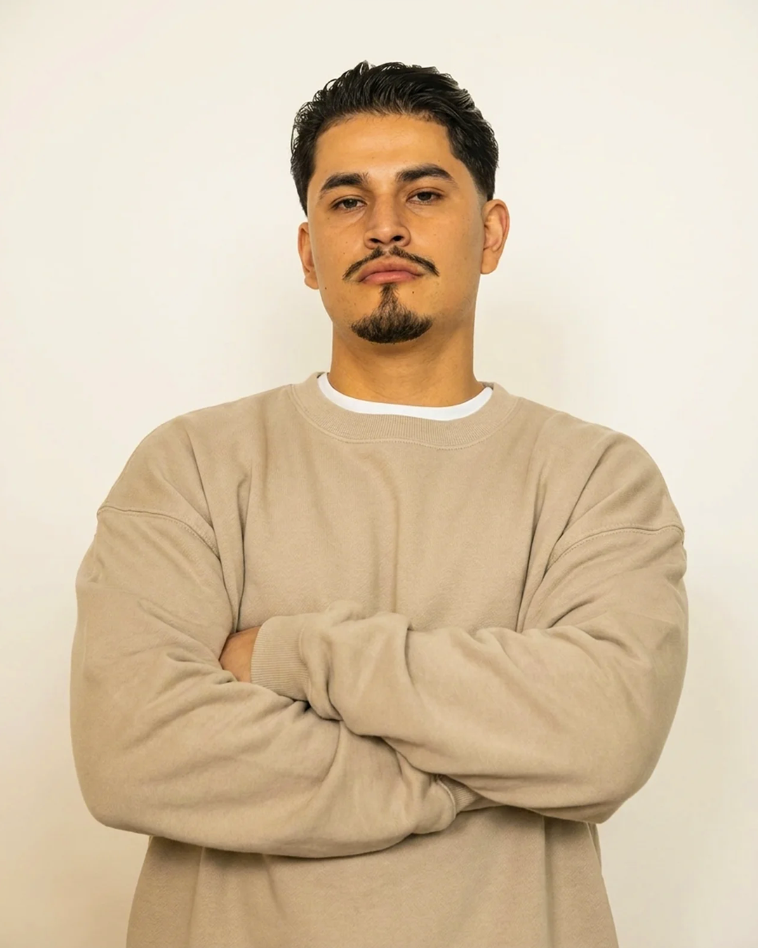 French Terry Crewneck Sweatshirt - Khaki