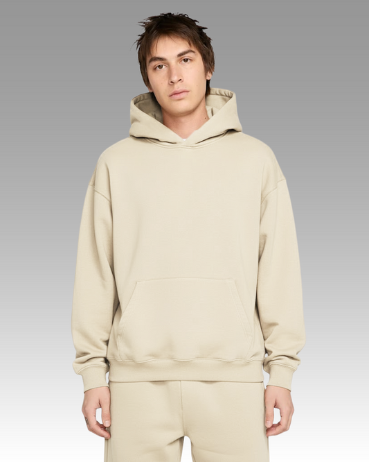 French Terry Hoodie - Khaki