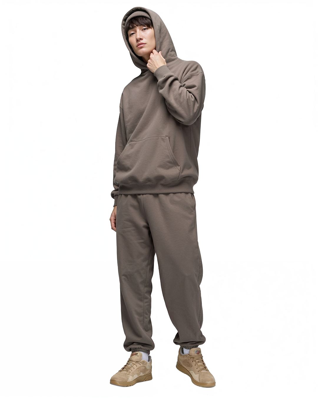 Cotton Fleece Set - Khaki