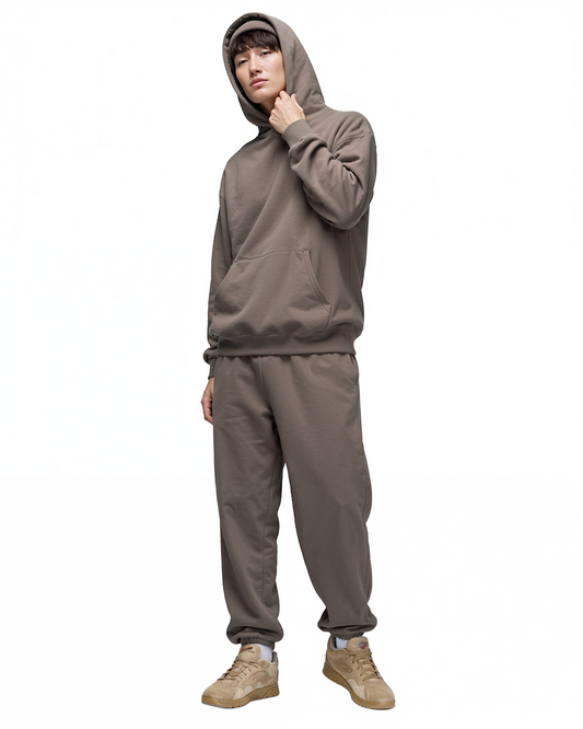 Cotton Fleece Set - Khaki