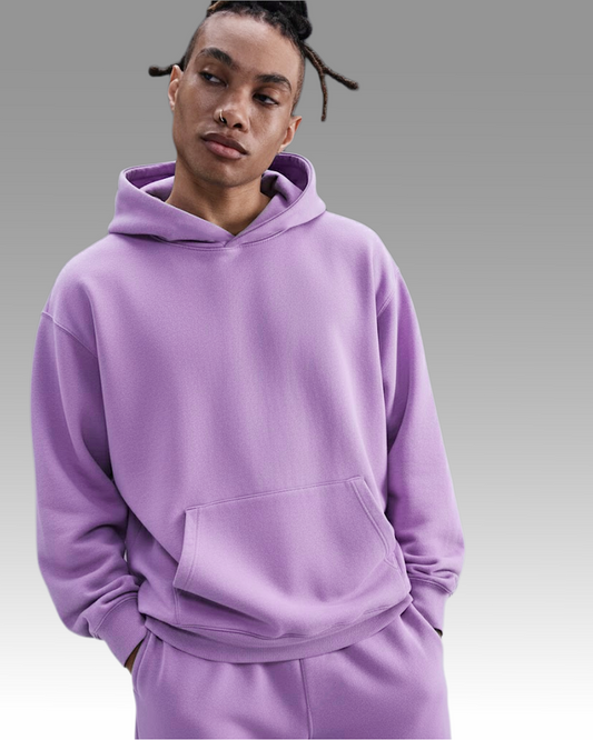 French Terry Hoodie - Lavender