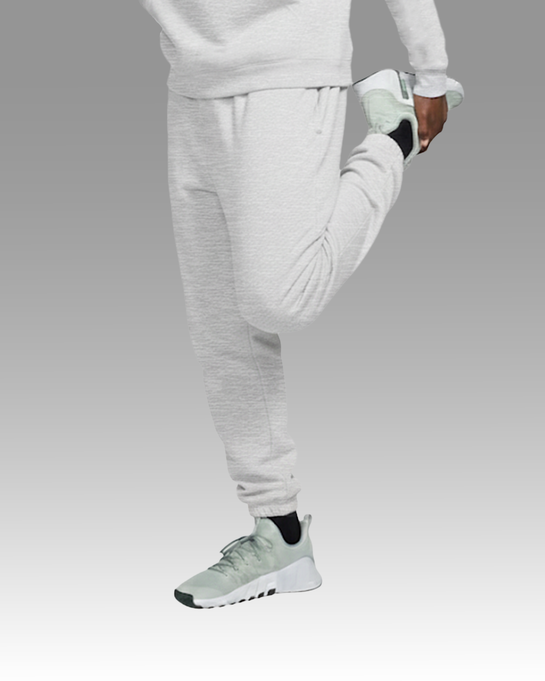 Cotton Fleece Joggers - Light Oatmeal