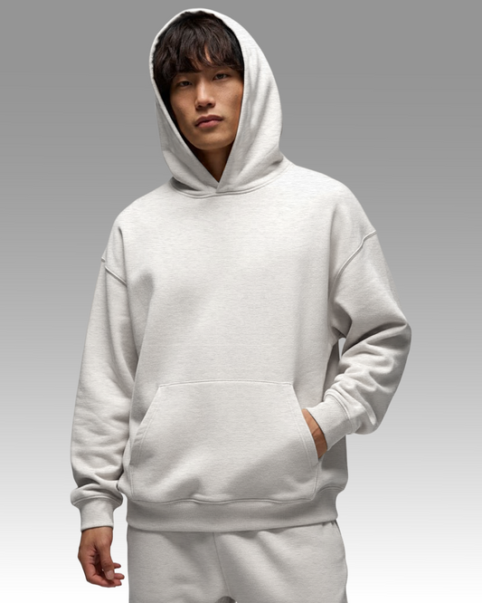 French Terry Hoodie - Light Oatmeal