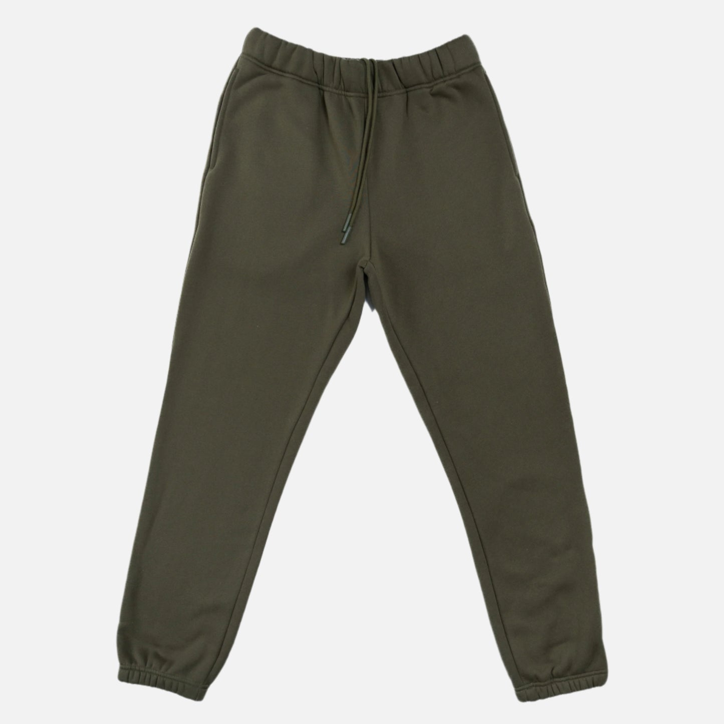 Cotton Fleece Joggers - Olive