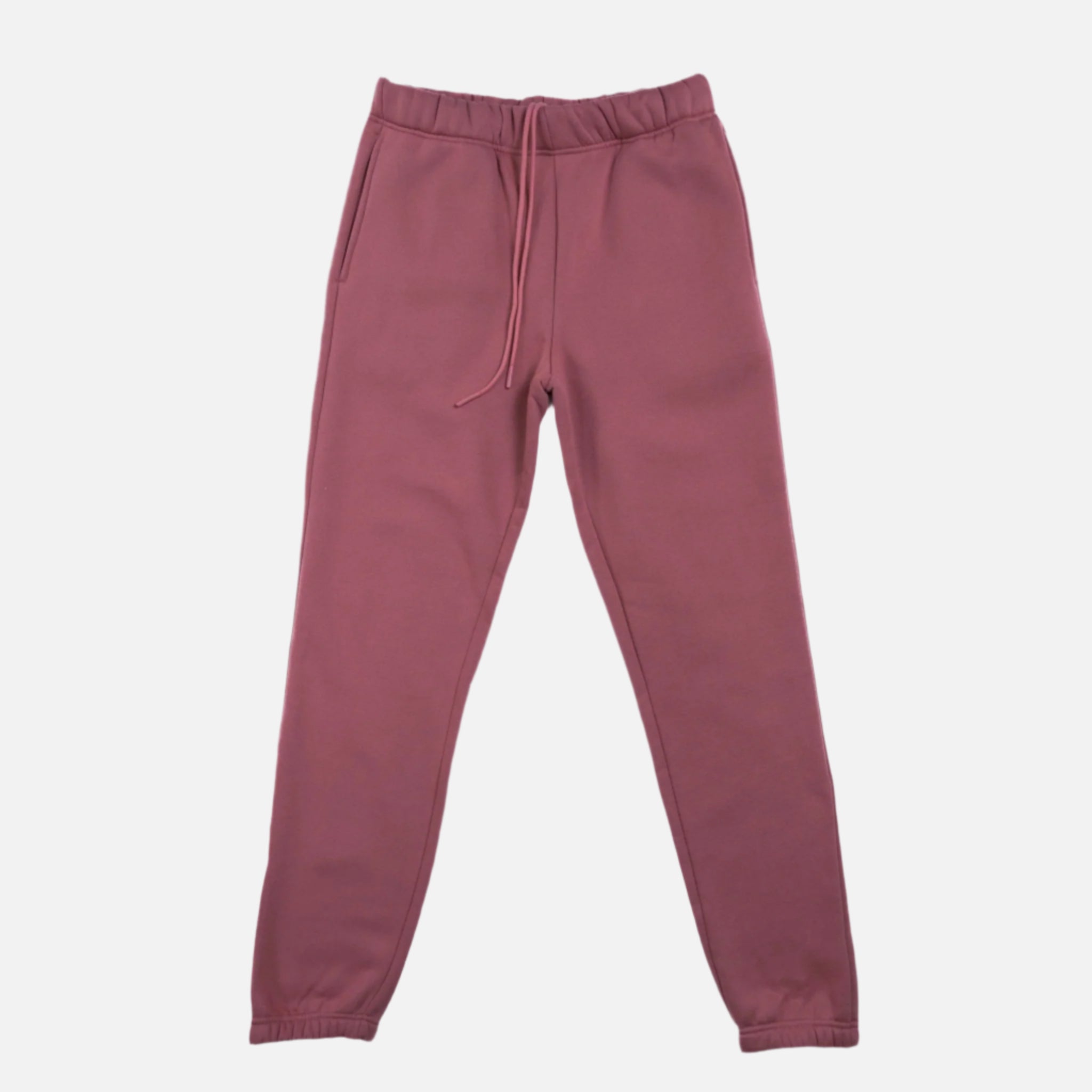 Cotton Fleece Joggers Rose Wine Riflessi