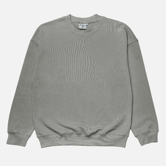 French Terry Crewneck Sweatshirt  - Dark Grey