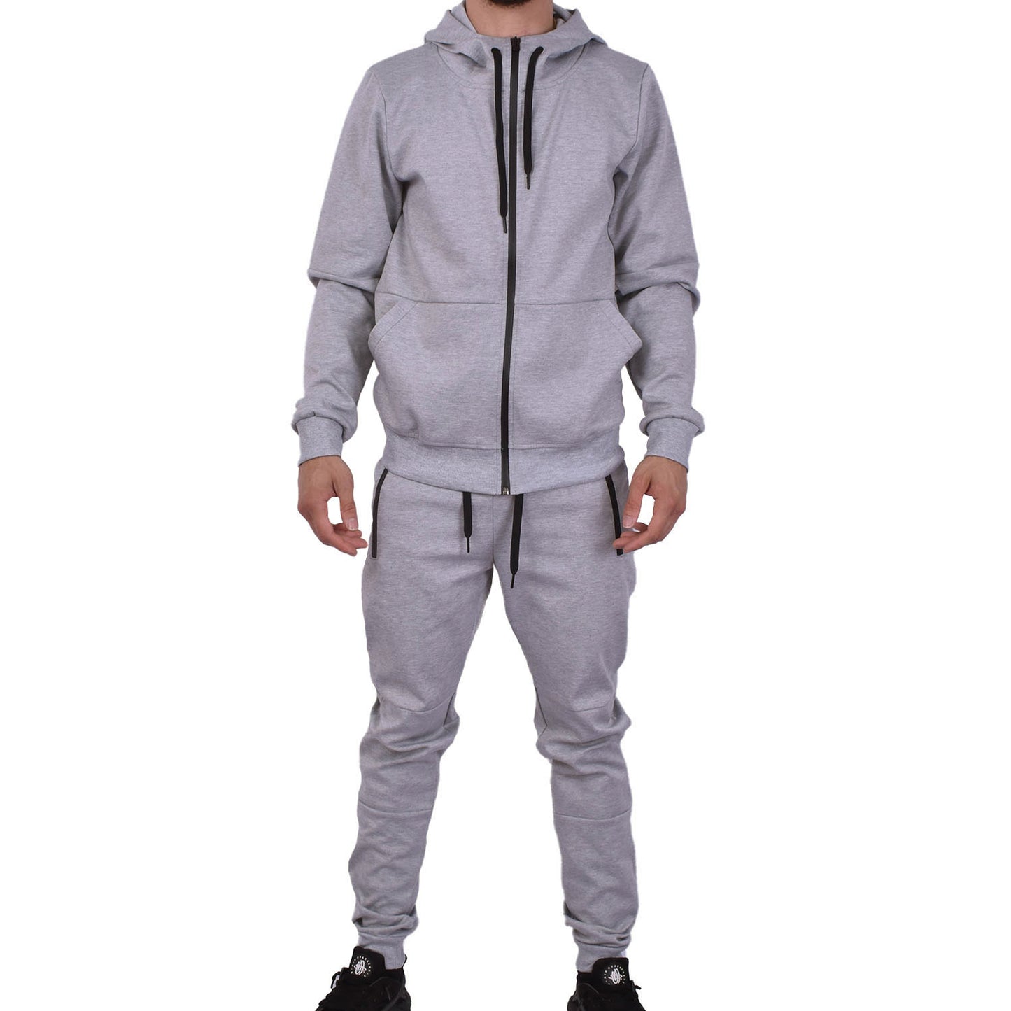 Men's Tech Fleece Tracksuit - Heather Grey