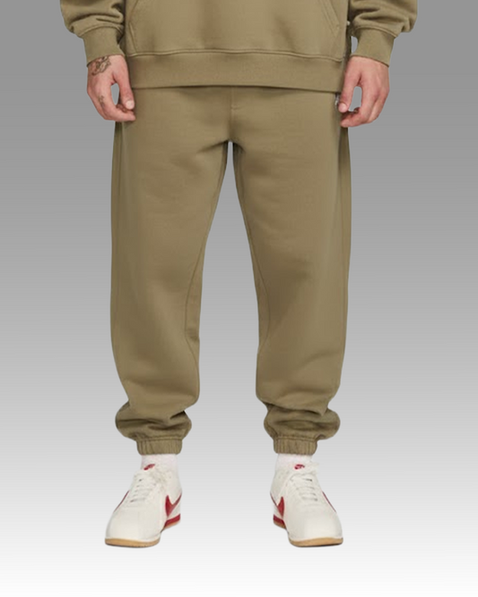 French Terry Joggers - Olive