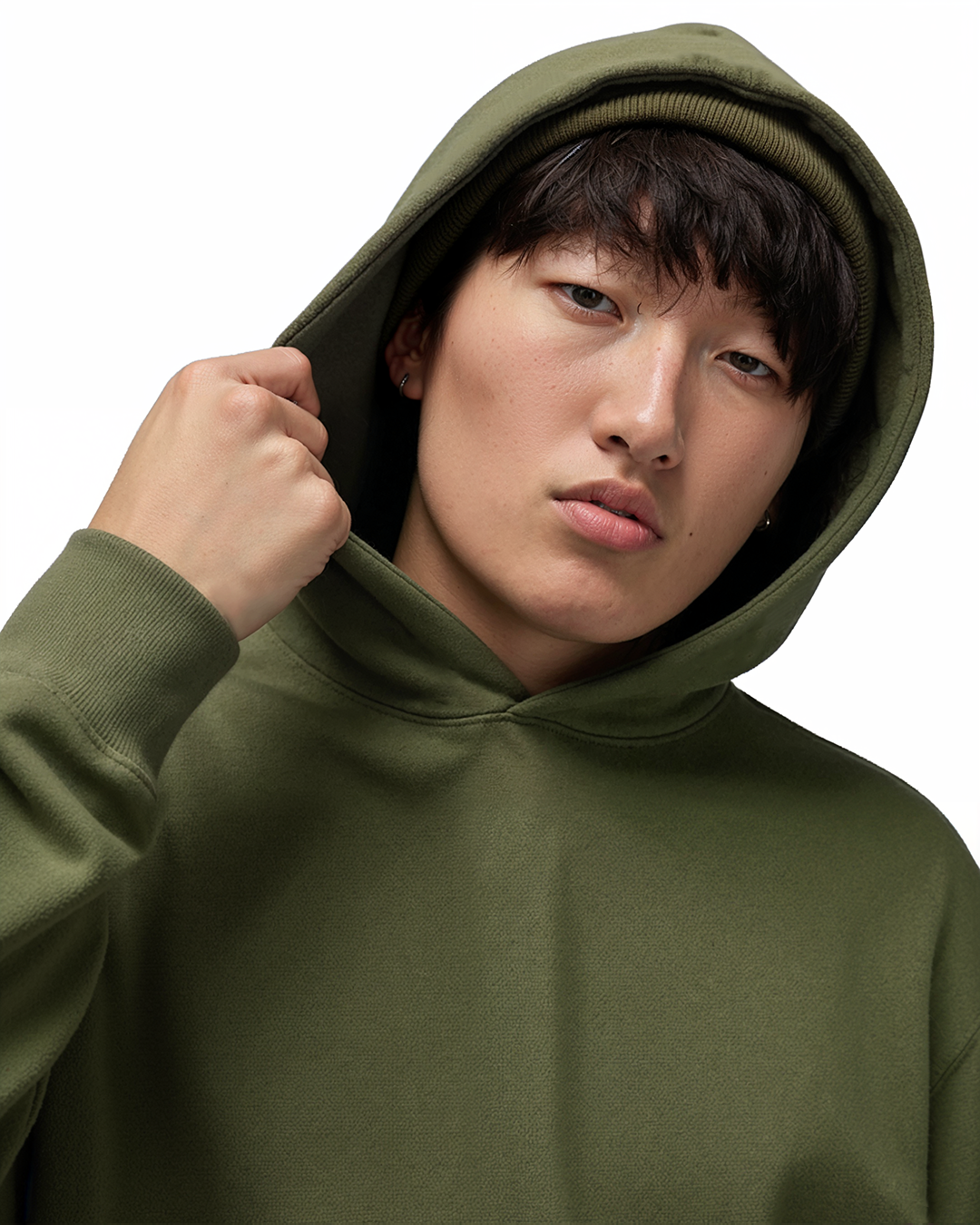 Cotton Fleece Set - Olive