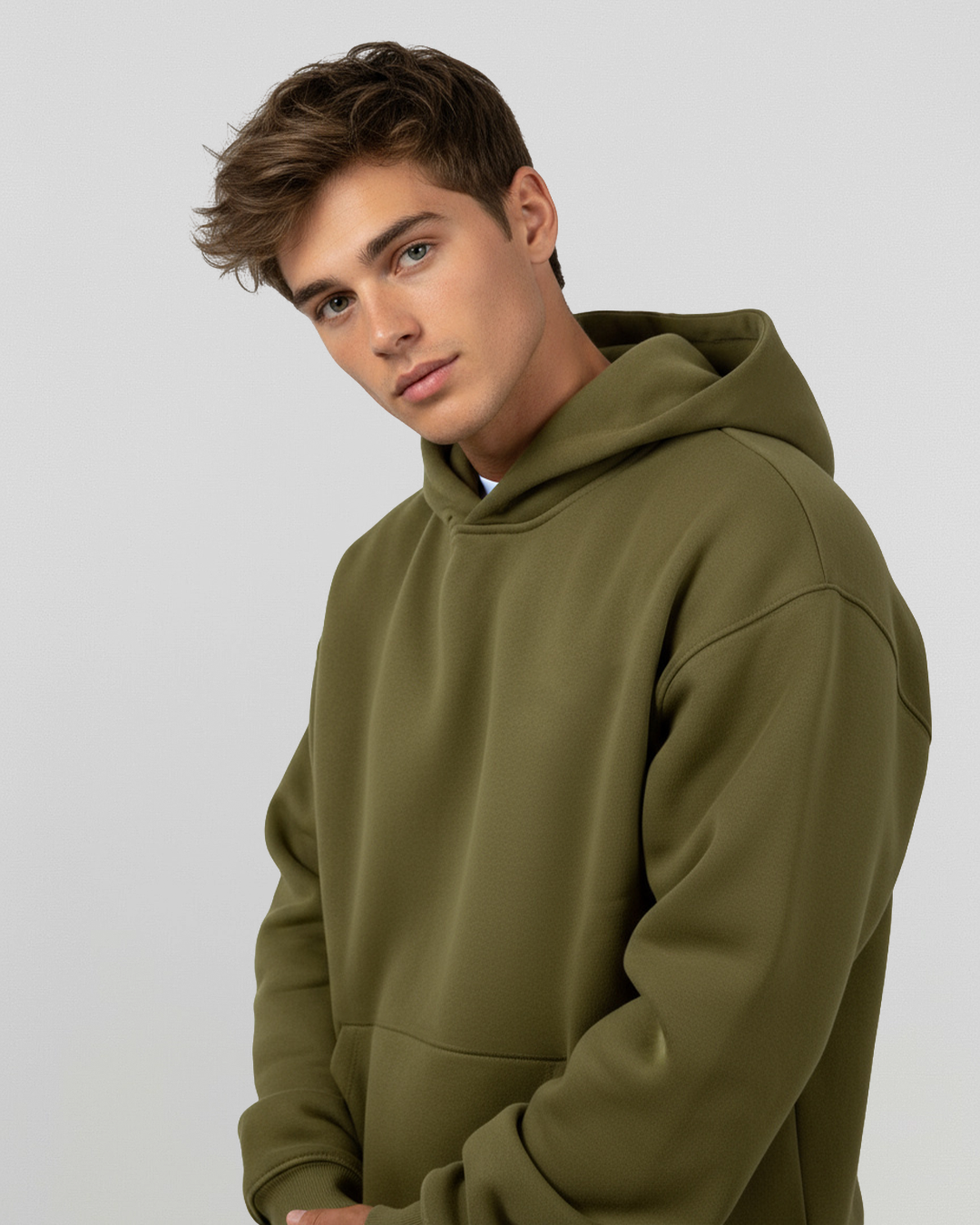 パーカー WESTRIDE FLEECE HOODIE OLIVE MEN'S Cotton Fleece Hoodie - Olive – Riflessi