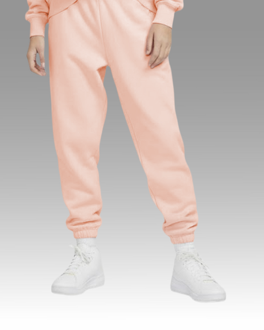 French Terry Joggers - Pale Pink