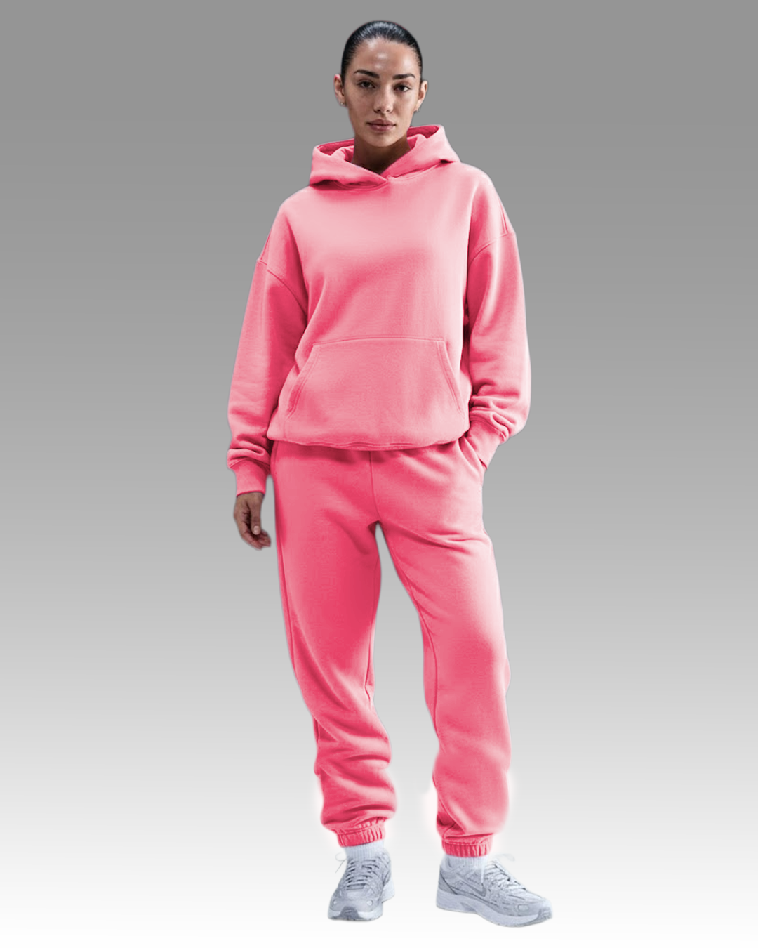 French Terry Set - Pastel Magenta