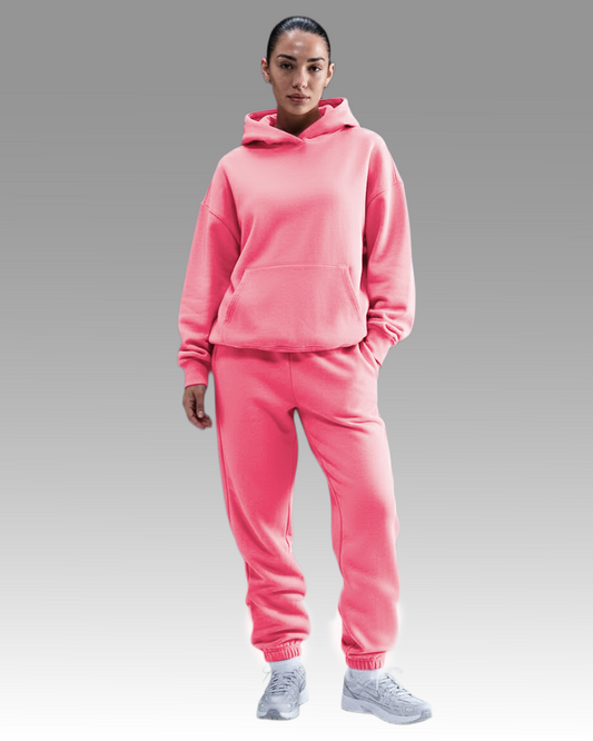 French Terry Set - Pastel Magenta