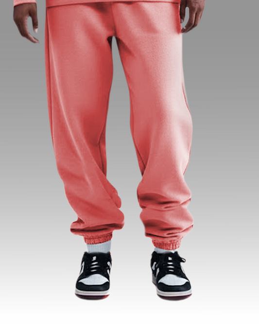 French Terry Joggers - Rose Wine