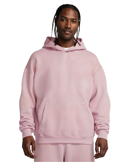 Cotton Fleece Hoodie - Shadow Purple