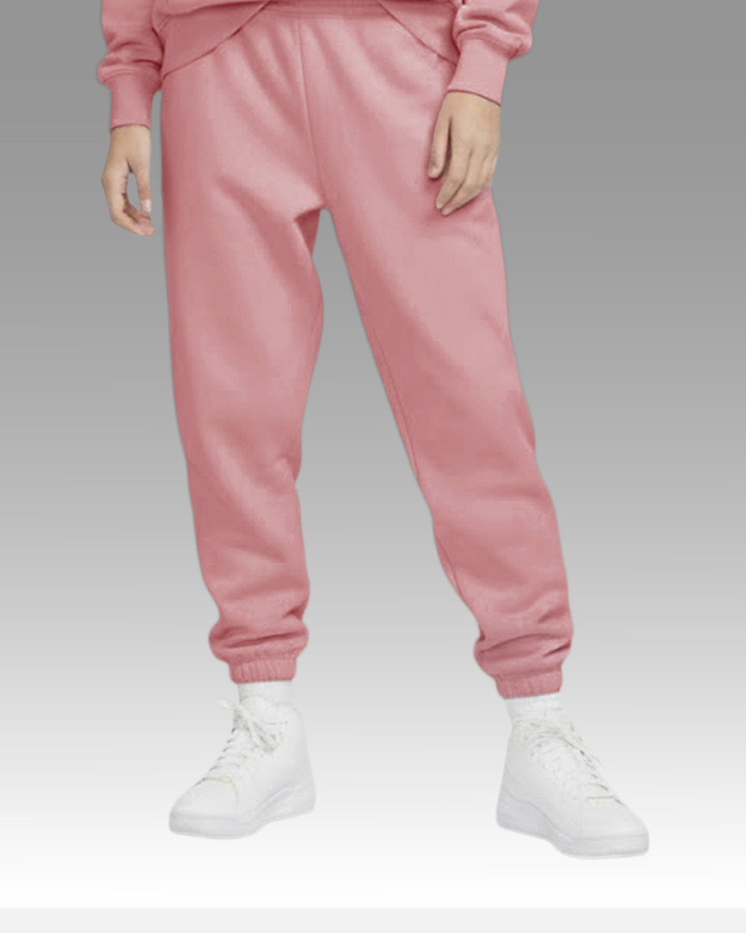 French Terry Joggers - Shadow Purple