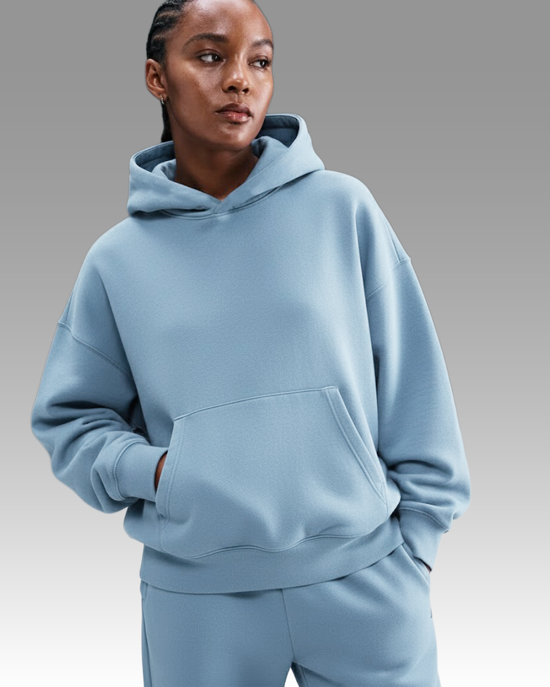 French Terry Set - Smokey Blue