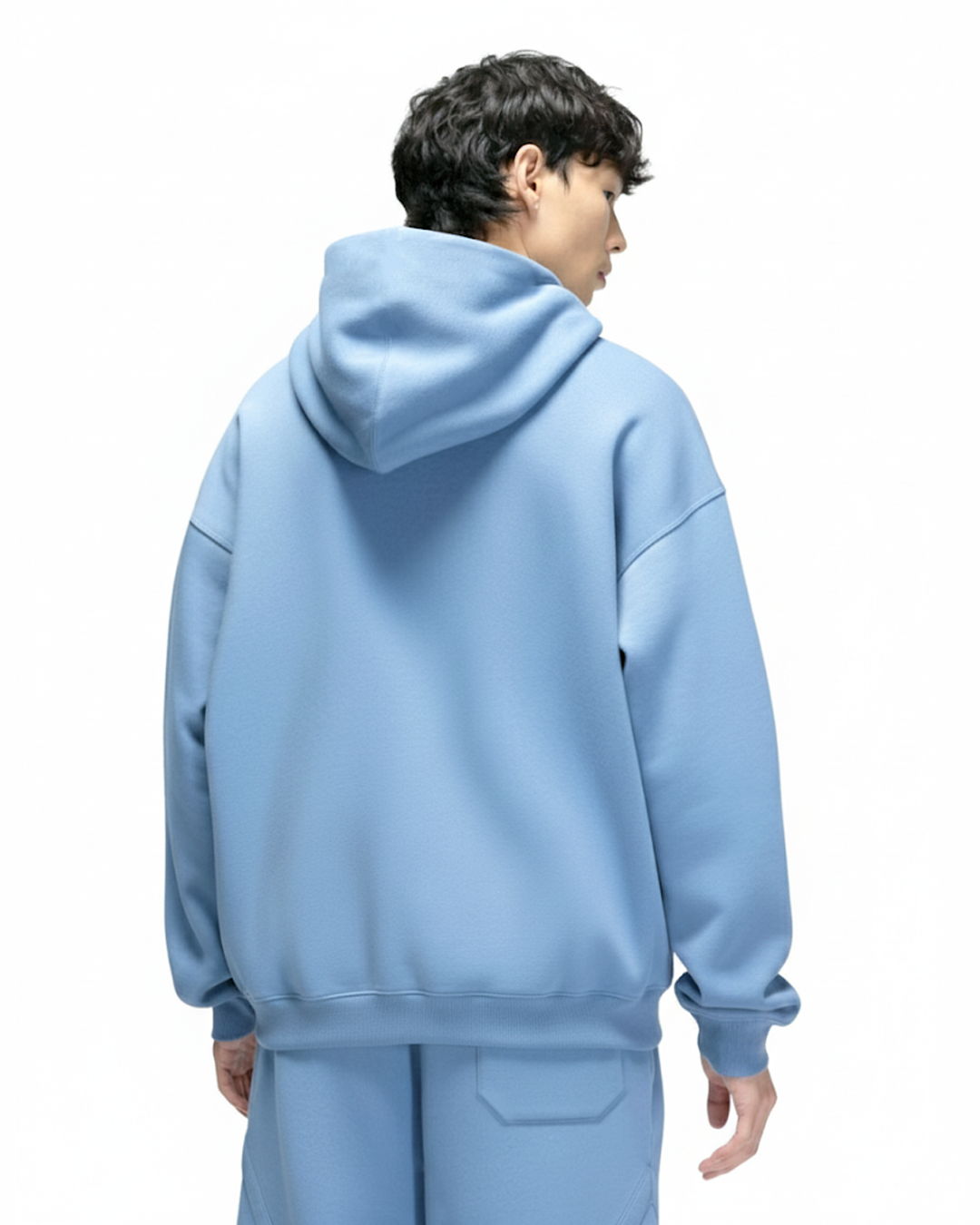 Cotton Fleece Set - Smokey Blue
