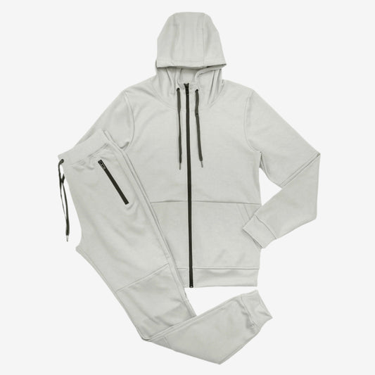 Women's Tech Fleece Tracksuit  - Heather Grey